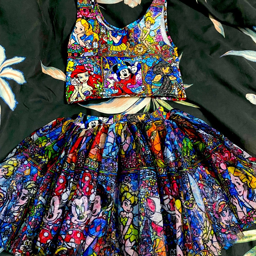 Wild Rich Kids Stained Glass Tutu set.